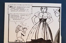 Milo MANARA tavola originale del Giovane Garibaldi  TELEROMPO 5-71