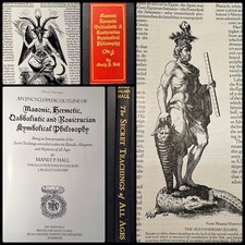 The Secret Teachings Of All Ages - Manly P Hall 1959 Masonic Hermetic Philosophy