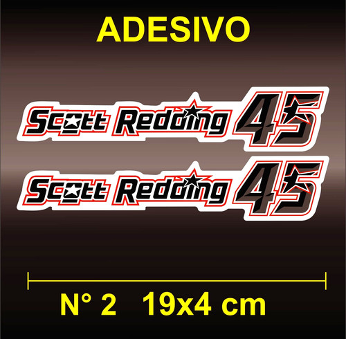 Adesivi sticker scott redding - adesivi,