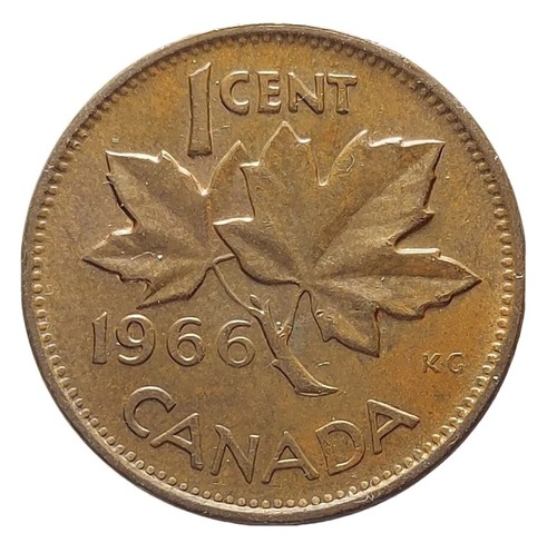 Canada centesimo 1966 moneta - 1,