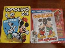 TOPOLINO GOL  1 2 3 4 5 (SERIE COMPLETA) + TOPOLINO 3286  CON STATUETTA DORATA