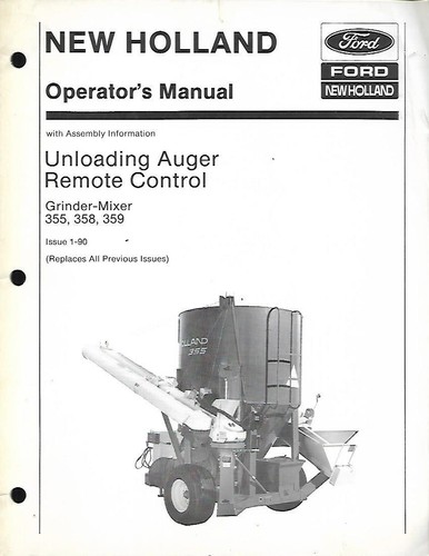 New holland 355 358 - holland, 358,