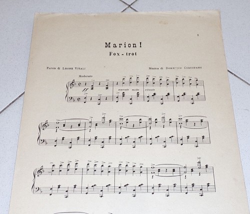 Spartito marion domenico - spartito,