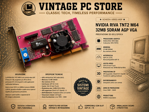 Scheda video nvidia riva - scheda,