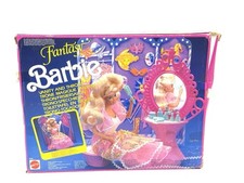 1990 COSTUME BALL BARBIE VANITY & THRONE PLAYSET New Old Stock Nuovo ES