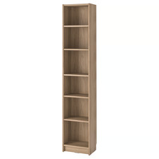 Libreria IKEA BILLY rovere scaffale espositore portaoggetti autoportante 40x28x202 cm