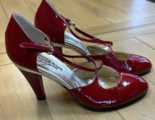 Taryn Rose Rosso Vernice Pelle