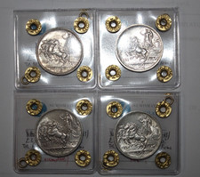 2 Lire 1914-15-16-17 "Quadriga