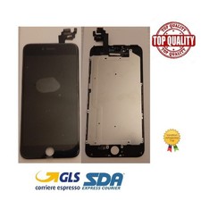DISPLAY LCD RETINA PER APPLE IPHONE 6 PLUS NERO GRADO AAA + PIASTRA + ALLOGGI VA