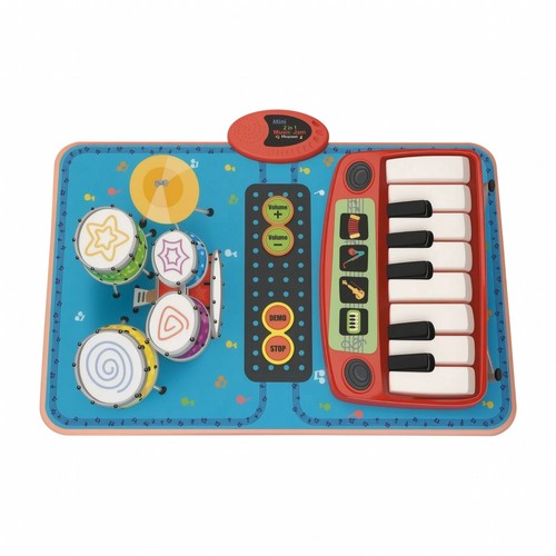 Tappeto batteria pianoforte - batteria, e