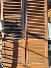 PERSIANE IN LEGNO USATE IN BUONO STATO MISURE ALTEZZA 2,22 cm LARCHEZZA 73 cm