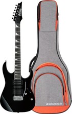 Ibanez GRG170DX-BKN chitarra elettrica GIO Series pioppo acero tremolo black gigbag set
