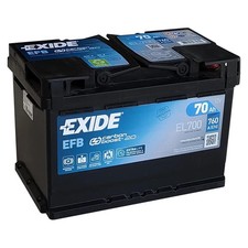 Batteria 2025 Exide EL700 70Ah 760A 12V Start-Stop EFB L3 = ROFIBA 70760