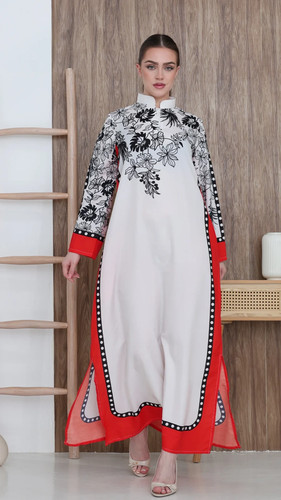 Abito donna caftano maxi