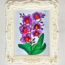 Orchidea fiore acquerello