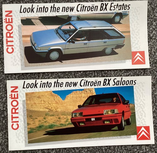 Brochure vendita citroen - brochure, bx