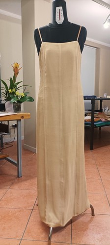 Abito lungo shantung di - lungo,