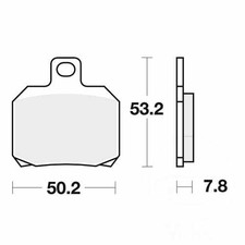 TRW Brake Pads Sintered Rear