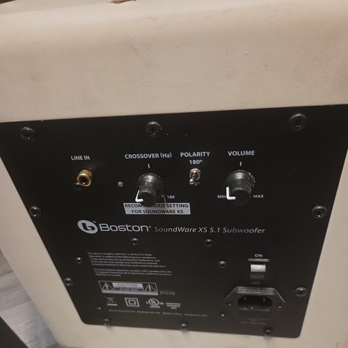 Boston acoustics soundware - acoustics, xs