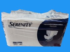 Serenity Fitted Briefs Large Super 120 Pz Pannoloni Mutandina Nuovi Sigillati
