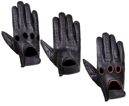 Pelle uomo guida guanti - guanti, stile