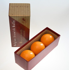 Bilie Super Aramith da biliardo gialle da torneo mm 61,5 perfette