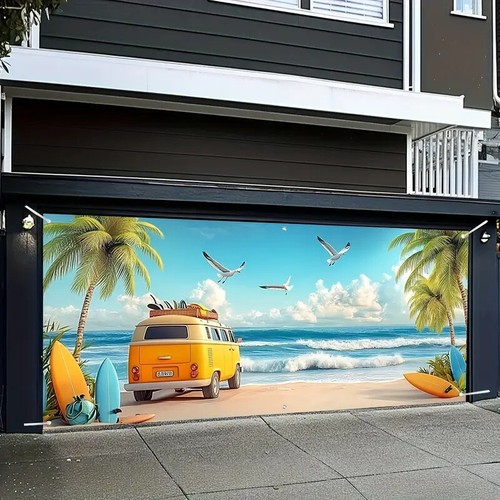 Striscione spiaggia tropicale