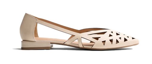 Ballerine pelle traforata - pelle,