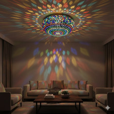 Lampada a sospensione mosaico