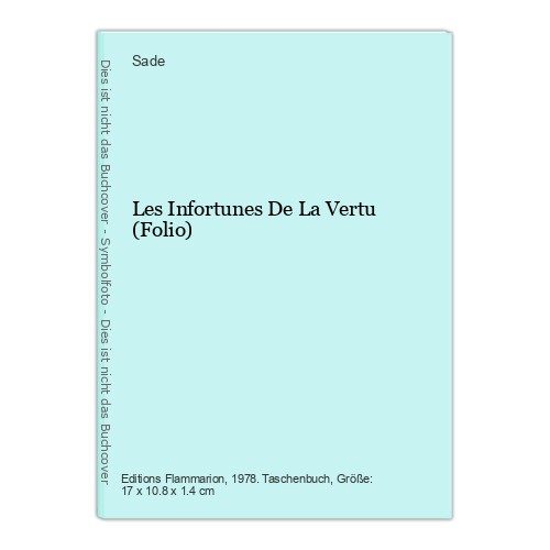 Les infortunes vertu - les, la