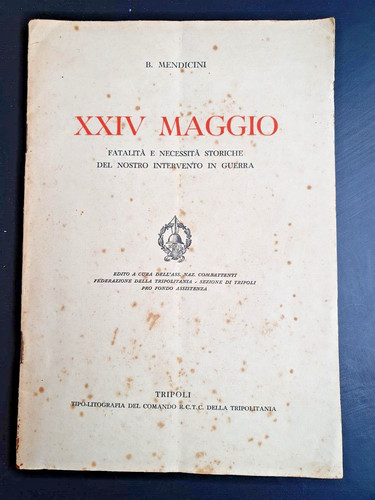 Xxiv maggio fatalità e - maggio.,