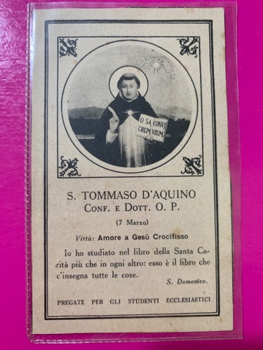 Santino holy card san - santino,