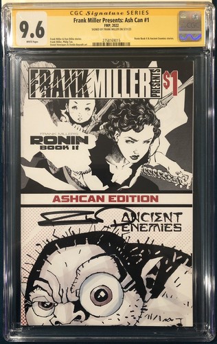 Frank miller firmato cenere 1 - miller, #1