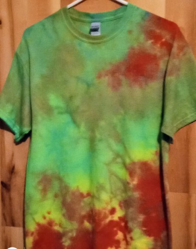 Shirt fatta mano tie dye - dye, m