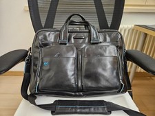 Piquadro borsa pelle - pelle, blue