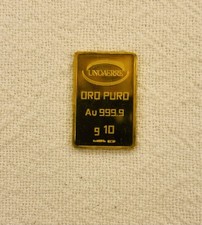 Lingottino UNOAERRE in oro