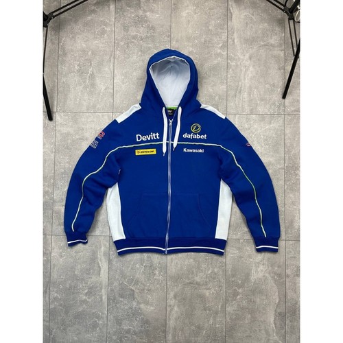 Felpa con cappuccio blu - , uomo