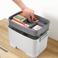 Organizer Scatola Medica per Medicinali Portaoggetti Portatile Pronto Soccorso