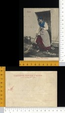 03403] NAPOLI - COSTUME UNA POPOLANA - COLORATA A MANO