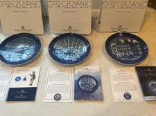 Royal Copenhagen piatti natalizi annuali da collezione 2006 2008 2009 ottime condizioni