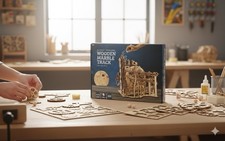 Modello di pista per biglie