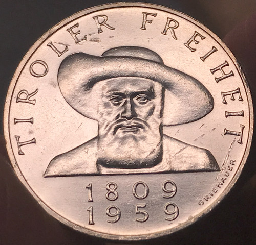 1959 austria proof scellini - 1959, 50