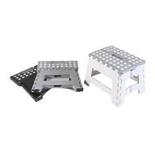 SGABELLO PIEGHEVOLE PLASTICA PORTATILE DA VIAGGIO ANTISCIVOLO CAMPEGGIO CUCINA