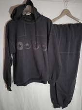 Tuta Felpata Grigio Scuro