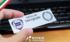Targhetta badge alluminio per