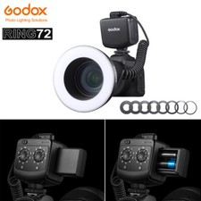 Godox RING72 macro LED anello luce per Canon Nikon Pentax Olympus Panasonic DSLR