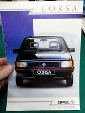 DEPLIANT VINTAGE AUTOMOBILE OPEL CORSA  By GENERAL MOTORS - NOVEMBRE 1987