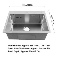 Lavello Cucina Singolo Ciotola