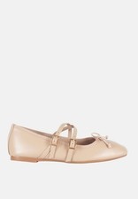 Ballerine Donna Beige Simil