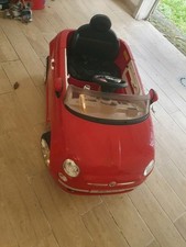 Macchina Elettrica Per Bambini Injusa Fiat 500 Rosso Radiocomando